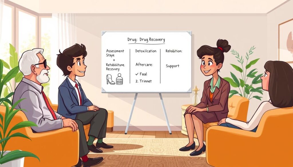 Tratamento para usuários de drogas: etapas da recuperação