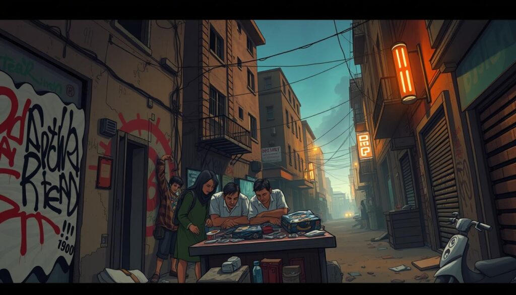 mercados ilegais e comunidades