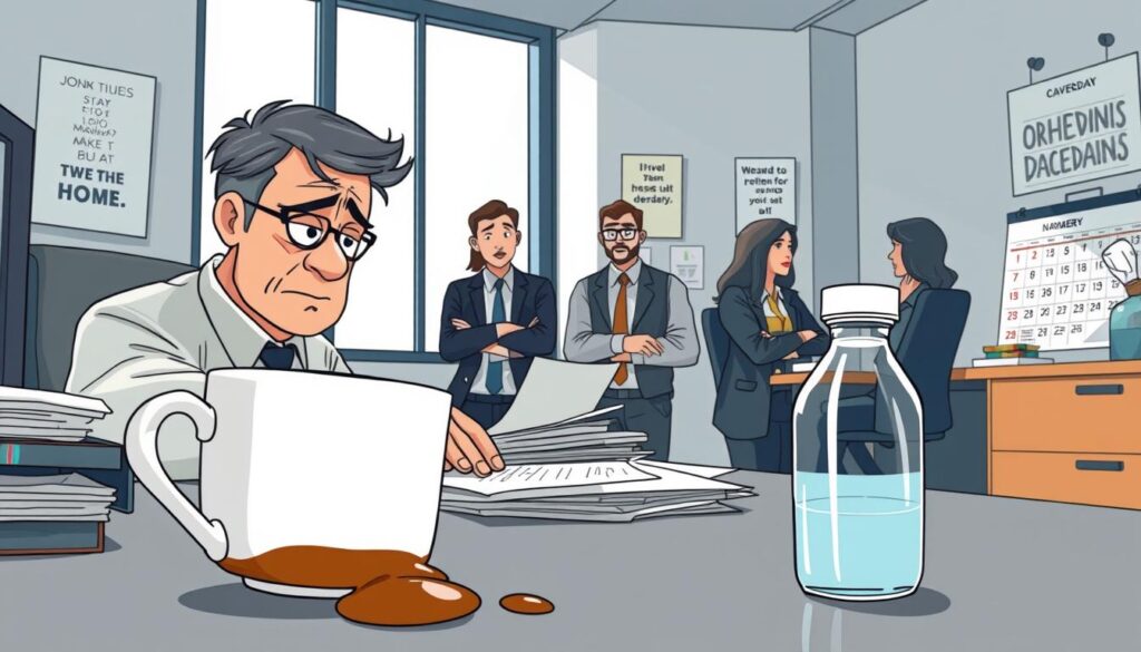 sinais ambiente trabalho