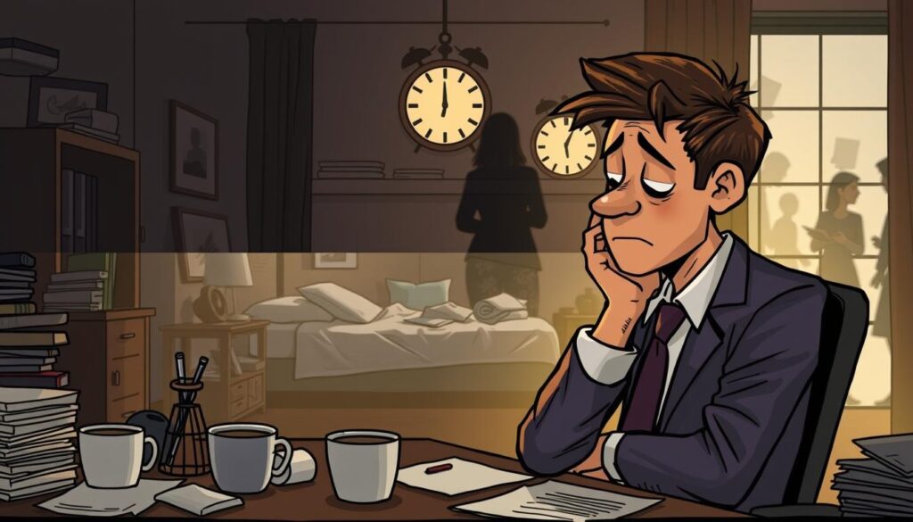 sinais no sono e rotina